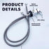 Lawnrden 31.5 Inch Shampoo Bowl Faucet, Professional Shampoo Bowl Sprayer with Hose, Hairdressing Salon Basin Hand