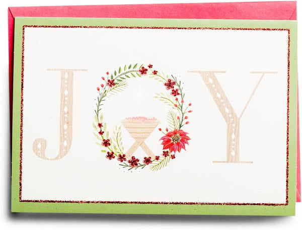 DaySpring Joy 18 Boxed Christmas Cards and Envelopes, KJV (60643)