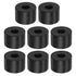 HARFINGTON 8pcs Black Neoprene Round Anti Vibration Isolation Pads, 1.2 Inch OD, 0.4 Inch ID, 0.8 Inch Thick Rubber