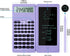 Scientific Calculator for High School, 10 Digits Digital with Erasable Writing Board, Purple