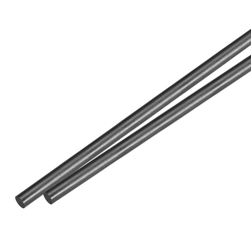 MECCANIXITY 2 Pcs Carbon Fiber Rod, 7mm x 420mm Matte Pole Rod for DIY Tool, RC Plane Wing Tube Quadcopter Arm