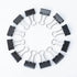 Metal Small Binder Clips, 50 Pack 3/4 Inch Paper Clamps for Office Supplies, Mini Black Clips