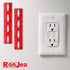RonJea 48 PCS Outlet Spacers for Electrical Box, Switch and Receptacle Spacers for Loose Plug Fix