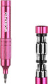 WORKPRO 24-in-1 Precision Screwdriver Set, 24 pcs Tough S2 Steel Bits for Eyeglass, Watch, Phone, Pink