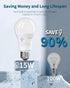 Bulbs, 100 A19, 5000K Bulb, 15W Lightbulbs E26 1500 Dimmable 6 Pack TJOY LED Light Watt Equivalent Daylight LED Bright
