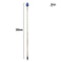 Glass Thermometer -10 to +110 C&F, 300mm Liquid in Glass Thermometer for Scientific Laboratory Grade