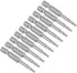 uxcell 10 Pcs T9 Magnetic Torx Screwdriver Bits, 1/4 Inch Hex Shank, 2-inch Length S2 Power Tool