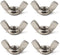 M10(3/8") 304 Stainless Steel Butterfly Wing Nut Set, DIN315, 6PCS