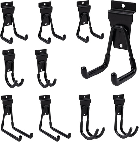 Slat Wall Hook 10 Pack Garage Heavy Duty Wall Mount Power Tool