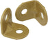 heyous 20PCS 0.75 Inch 0.75 Inch Closet Furniture Corner Brace Hooks Fasteners Mini Brackets Gold Iron Wall Mount