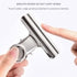 Coideal Silver Metal Hinge Clips - 20 Pack 2 Inch Large Bull Binder Paper Clips for Office, Kitchen Food Bags