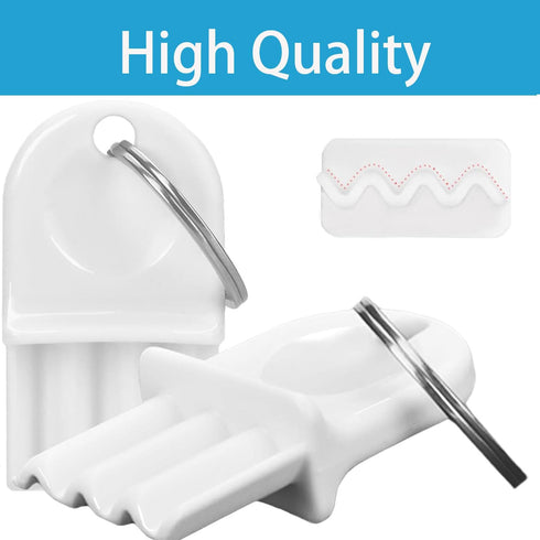 Angjiny 12-Pack Set Commercial Paper Towel Dispenser Key - Heavy-Duty Plastic & Metal Restroom Keys for Universal