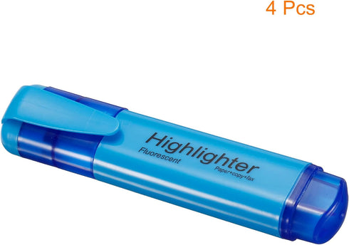 PATIKIL Highlighter Pen, 4 Pack Water Based Broad Tip Markers for Daily Use