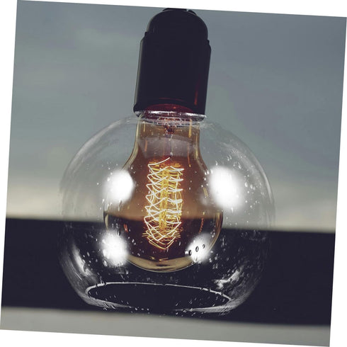 PRETYZOOM Clear Glass Globe Pendant Light Shade Dual Opening Chandelier Replacement Cover for Wall Sconces Easy Access