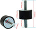 M8 Rubber Studs Shock Absorber Anti-Vibration Isolator Mounts, 4 Packs for Air Compressors, Garage Motors