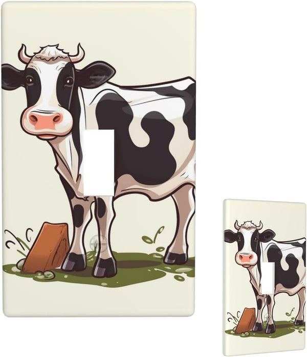 RTSTNMBD Decorator Wall Plate 1-Gang Light Switch Covers 4.5" x 2.76" Receptacle Outlet