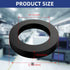 20 Pcs Oil Resistant Rubber Washers, 1 1/2" OD x 1" ID x 1/8" Thickness Black Neoprene Industrial Flat Spacer