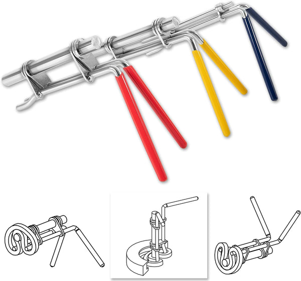 3 Pcs/Set Hydraulic Cylinder Piston Repair Seal Kit, Universal U-Cup Rod Seal Installation Tool Set