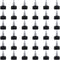 OLYCRAFT 36pcs Squeeze Bottle Cap, 24/410 Natural Twist Top Caps, Black Replacement Caps