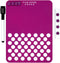 Five Star Locker Accessories, Magnetic Locker Dry Erase Board + Push Pin Board, 6" x 8", Purple (73545)