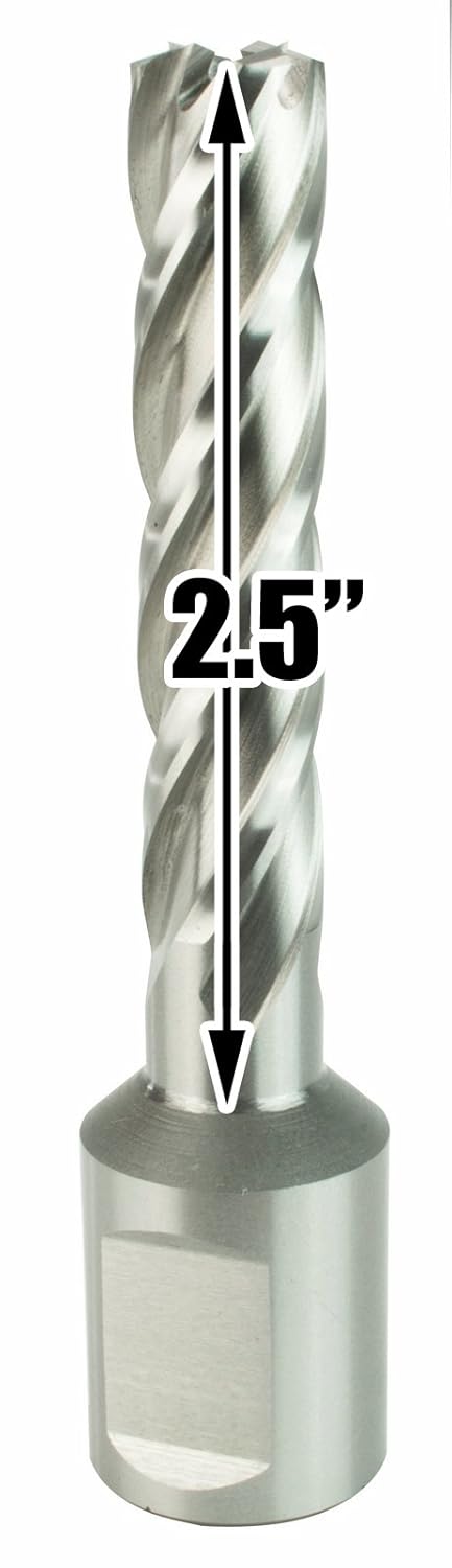 Steel Dragon Tools 7/16" x 2" High Speed Steel Annular Cutter with 3/4" Weldon Shank