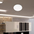 10-Inch 9.5 Inch Veemoon Plastic Ceiling Light Cover - Flush Mount Ceiling Fixture Replacement Shade for Bedroom Dining
