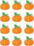 Teacher Created Resources Mini Accents, Pumpkins (5129), Orange