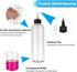 PATIKIL 8oz Plastic Dispensing Bottle, 6Pcs Squeeze Empty Bottles with Black Twist Cap for Liquids, Inks, Oils, Sauces