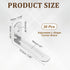 30Pcs 0.9" 2.9" 0.6" 90 uxcell Adjustable L-Shape Corner Brace, x x Metal Slotted Degree Right Angle Corner Shelf