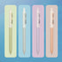 WRITECH Gel Pens Fine Point 0.5mm Blue Ink Silent Click Extra Fine, 8ct Non Bleed for Smooth Writing Journaling