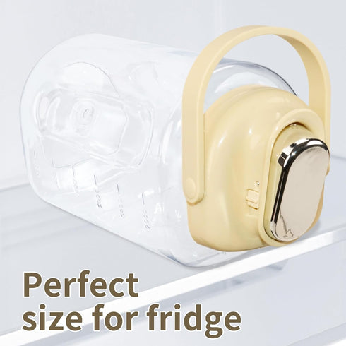 Rimigood Dispenser,0.9 Small Drink Dispenser,Refrigerator Beverage Gallon Beverage and Juice Container, Refrigerator