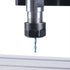 SainSmart Genmitsu 10Pcs Nano Blue Coat Flat Nose End Mill CNC Router Bits, 1/8" Shank Spiral Upcut 2 Flute Set