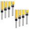 UMLIFE 8 PCS Pattern Flush Trim Router Bit Set 1/4 Inch Shank,