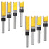 UMLIFE 8 PCS Pattern Flush Trim Router Bit Set 1/4 Inch Shank,