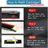 Toner Refill Powder Compatible for HP 202a CF500A CF501A CF502A CF503A 202X Toner Cartridges, 4-Pack