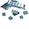 Square Cover Slip, 8x8mm Microscope Cover Glass,0.13mm Thickness, Pack of 1000pcs (10 Boxes)