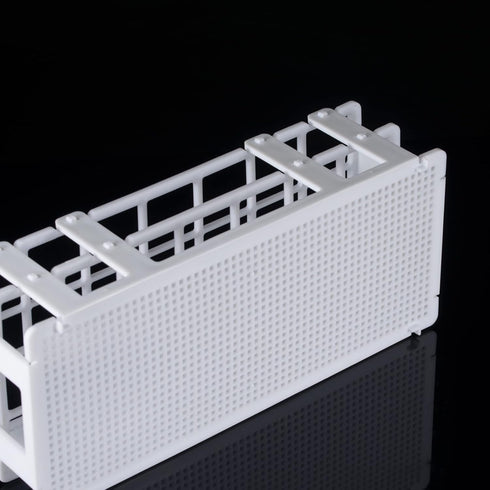 Eowpower 3Pcs Plastic Lab Test Tube Rack Storage Stand, Detachable for 30mm Test Tubes (21 Hole)