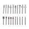 HSS Router Dremel Bits Set, 1/8"(3mm) Shank for Power Rotary Tools, DIY Woodworking Accessories