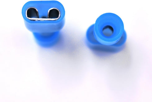 100pcs Female Fully Insulated Wire Crimp Terminal Nylon Quick Connectors - Wiring Spade (Female)