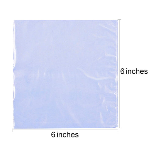 Shrink Wrap Bags - PVC Heat Shrink Wrap Bags for Handmade Soaps, Bath Bombs, Candles, 6x6 Inches (200 pcs)