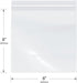 Plymor 2 Mil Zipper Reclosable Plastic Bags, 8" x 8" (Pack of 200)
