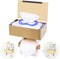 YRONG Adhesive Toilet Paper Holder with Shelf and Storage, Wall Mount Toilet Paper