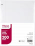 Mead Loose Leaf Paper, Wide Ruled, 8" x 10-1/2", 200 Sheets, Fits 3-Ring Binder