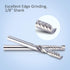 HQMaster 1/8 Shank CNC Router Bits, 3.175mm End Mill Single Flute Spiral Router Bit, 10 Pack