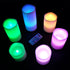 18-Key 3 6 Pack Decor(3" 3",4", 5",6") DRomance Color Changing Flameless Candles with Remote and Timer, AAA Batteries