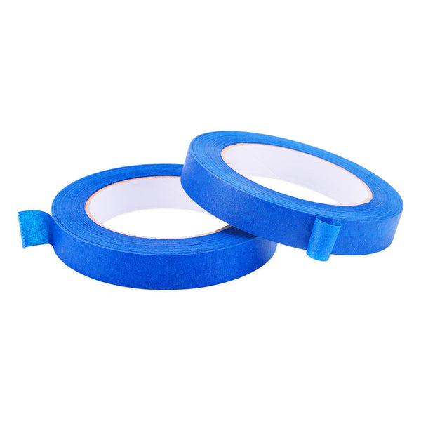 Lichamp Blue Painters Tape, 3/4 inch, 2 Pack, 3/4 inch x 55 Yards x 2 Rolls (110 Total Yards)