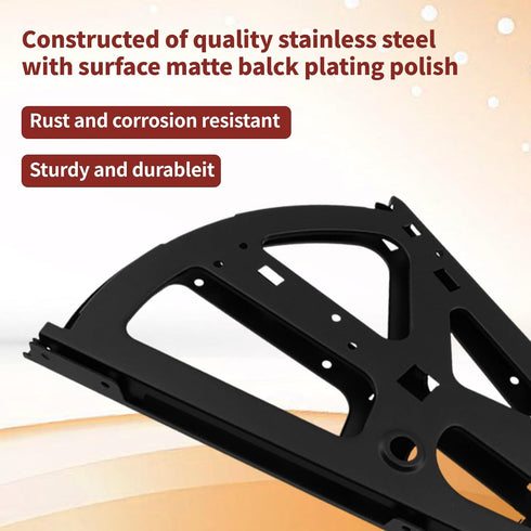 1 2 Antrader Pair of Layers Stainless Steel Drawer Hinges Cabinet Flip Frame Shoes Turing Rack Replacement Fittings