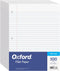 Oxford Filler Paper - 8 x 10-1/2 Inch Wide Ruled, 500 sheets, Loose Leaf Notebook Paper