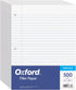 Oxford Filler Paper - 8 x 10-1/2 Inch Wide Ruled, 500 sheets, Loose Leaf Notebook Paper