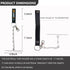 KUNN Electrical Tape Holder,Dual-Use Tape Thong,Enhanced Fast Tape Holder Chain for Tool Belt with Keyring,Snap Loop and Button